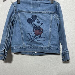 Gap Kids Mickey Mouse Disney Jeans Jacket Size 3T Denim Toddler Unisex